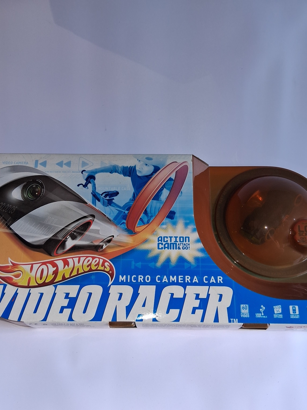 Vintage 2011 Hot Wheels Video Racer Micro Camera Car Action Cam NIB